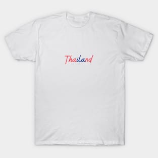 Thailand - Thai red and blue - Flag color T-Shirt